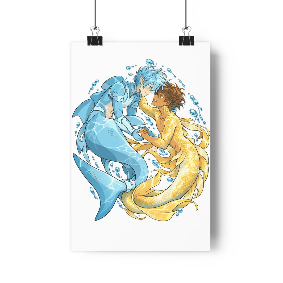 Castle Swimmer Poster – Webtoon Manhwa Wall Art Print