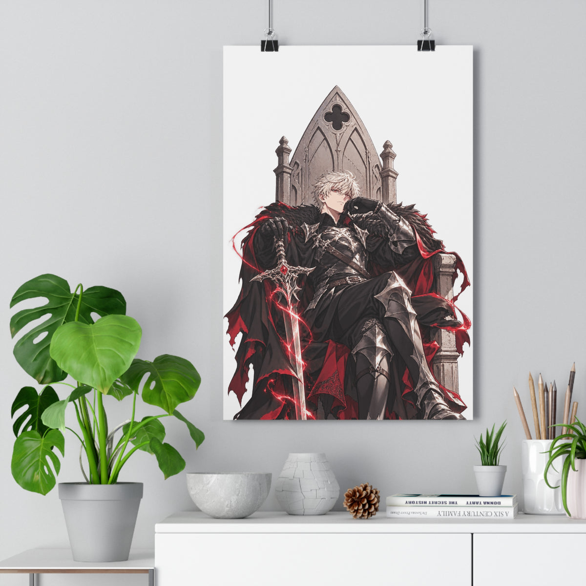 The Regressed Mercenary Has a Plan Poster – Webtoon Manhwa Wall Art Print