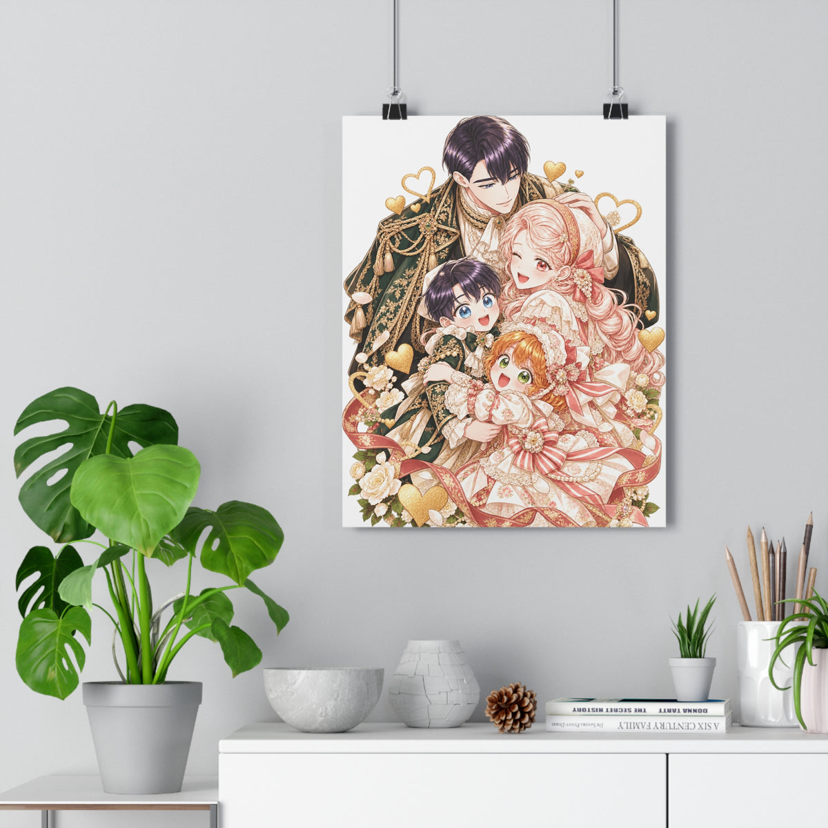 The Beloved Incompetent Stepmom Poster – Webtoon Manhwa Wall Art Print