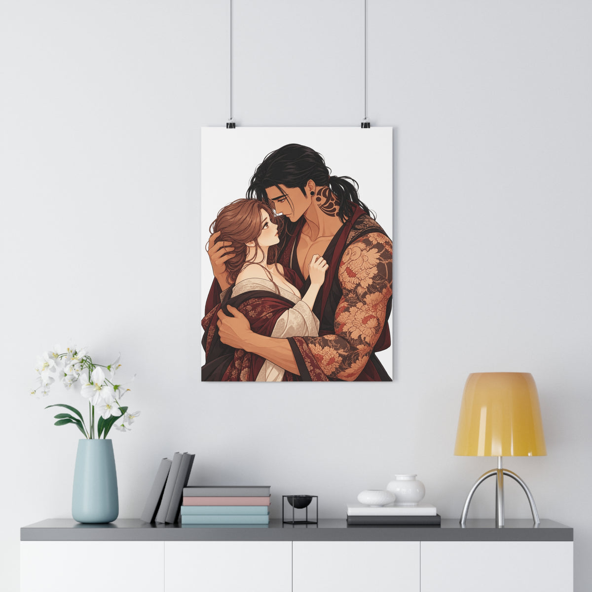 Midnight Poppy Land Poster – Webtoon Manhwa Wall Art Print