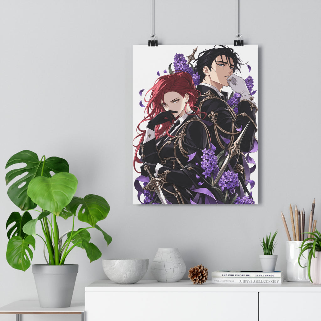 Purple Hyacinth Poster – Lauren & Kieran