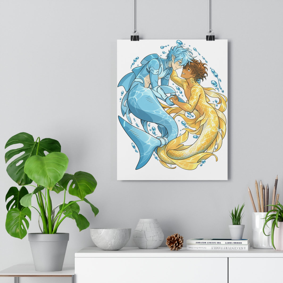 Castle Swimmer Poster – Webtoon Manhwa Wall Art Print