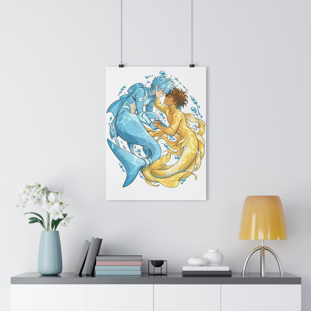 Castle Swimmer Poster – Webtoon Manhwa Wall Art Print