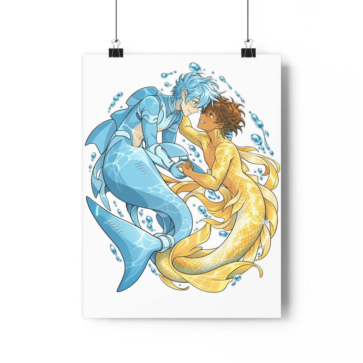 Castle Swimmer Poster – Webtoon Manhwa Wall Art Print