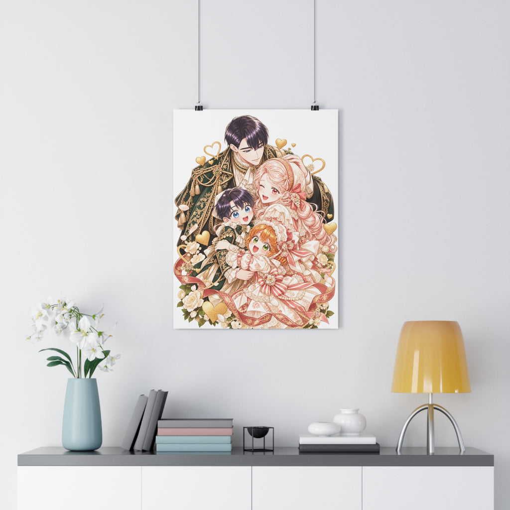 The Beloved Incompetent Stepmom Poster – Webtoon Manhwa Wall Art Print