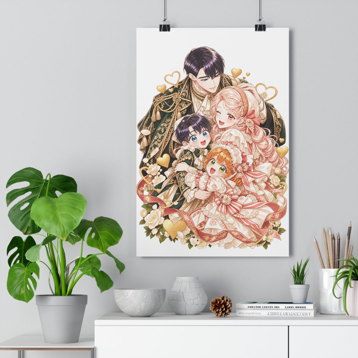 The Beloved Incompetent Stepmom Poster – Webtoon Manhwa Wall Art Print