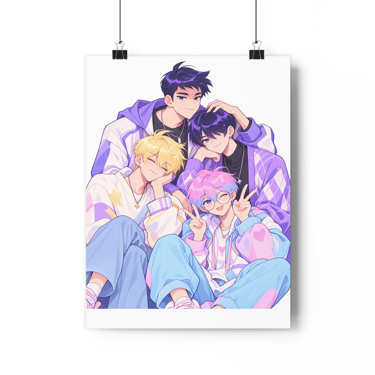 Boyfriends Poster – Webtoon Manhwa Wall Art Print