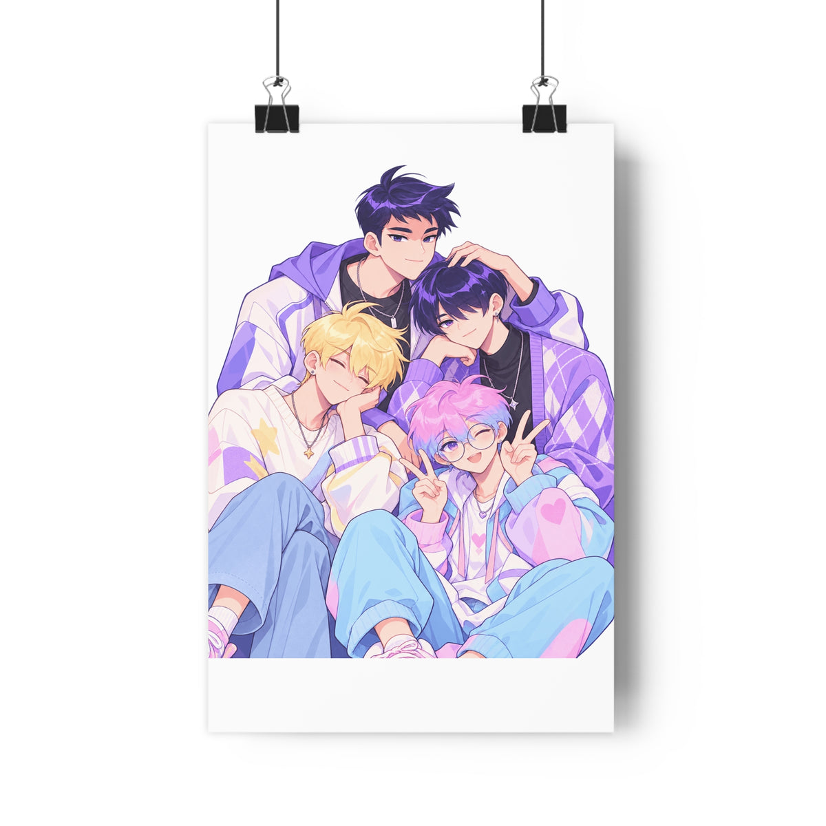 Boyfriends Poster – Webtoon Manhwa Wall Art Print
