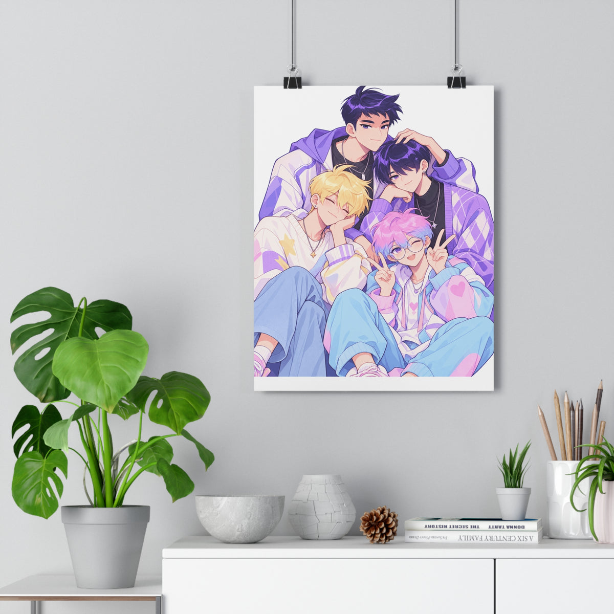 Boyfriends Poster – Webtoon Manhwa Wall Art Print